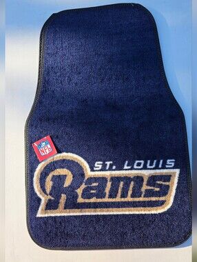 Vintage St. Louis Rams NFL FANMATS Car Floor Mats - Matching Front Row Pair